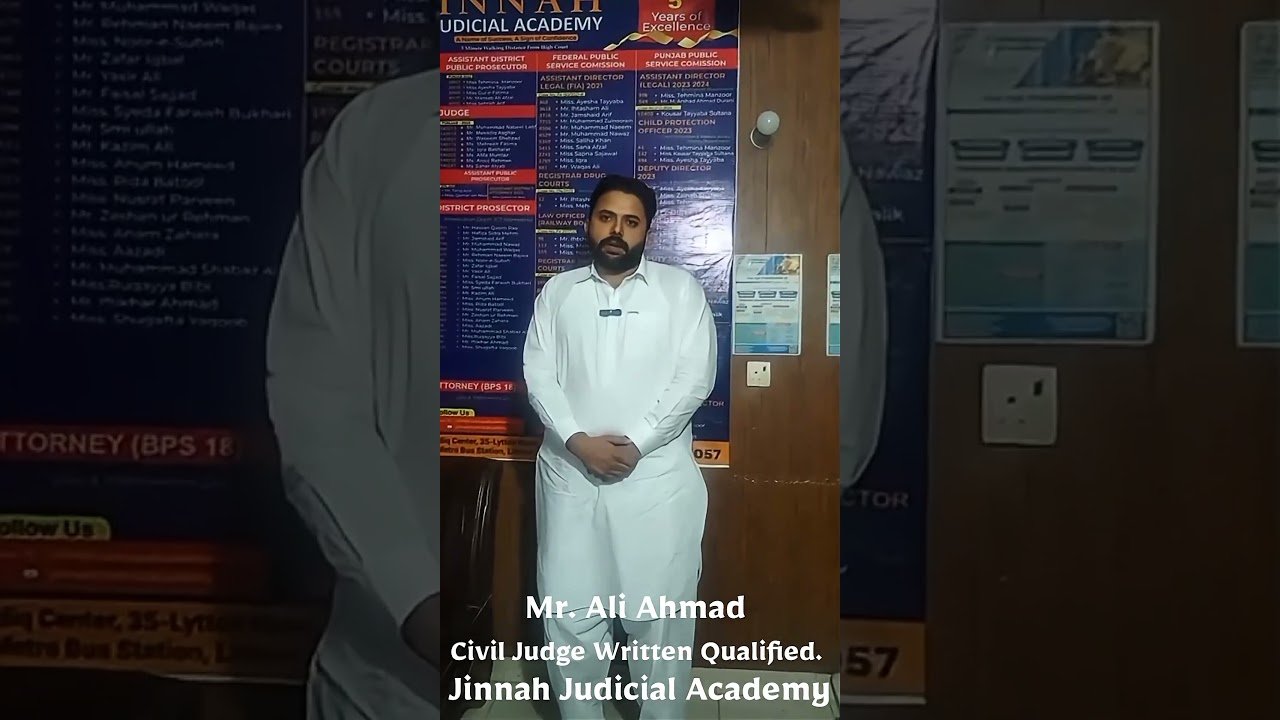 Mr Ali Ahmad Civil Judge